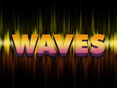 Текстовый эффект «Waves»