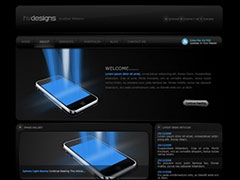 Темный дизайн для веб-сайта
