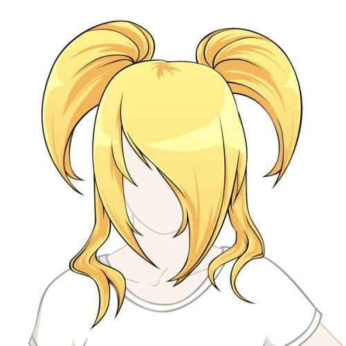 Как нарисовать аниме волосы поэтапно?