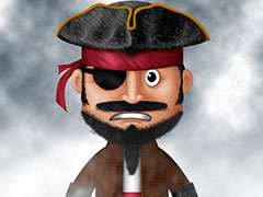 Рисуем пирата в Фотошоп